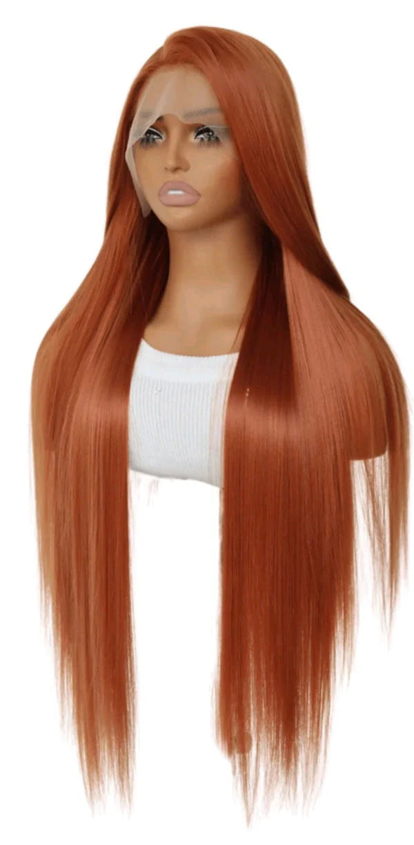 Deep Orange Lace Front