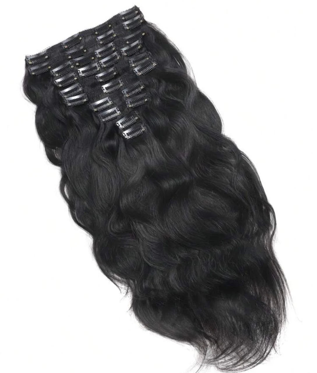 10pc Human Hair Clip-ins