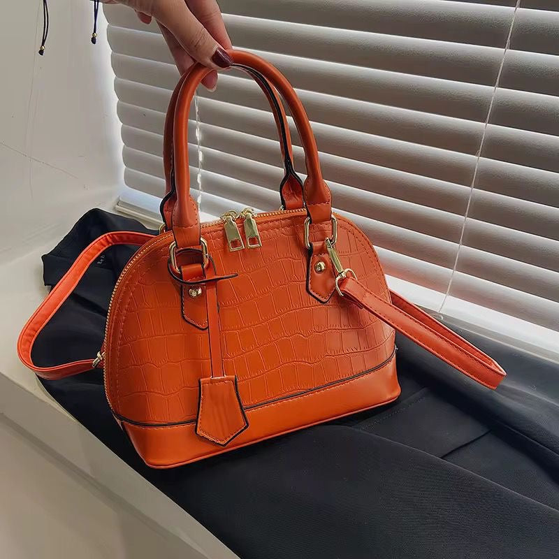 Solid Colour Satchel