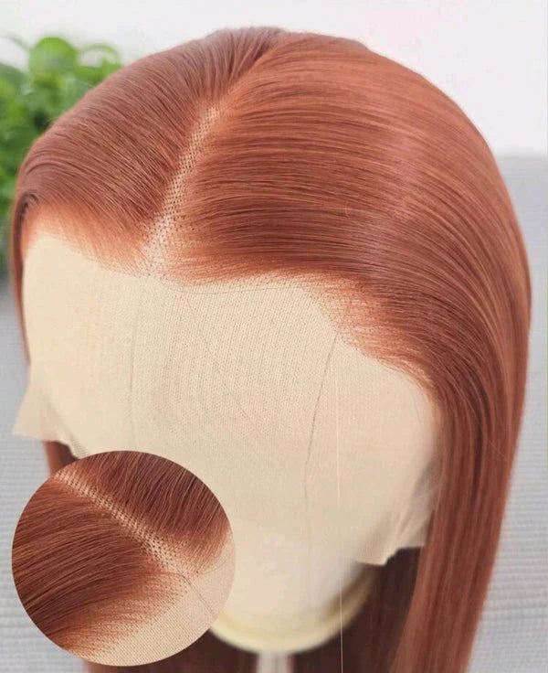 Deep Orange Lace Front
