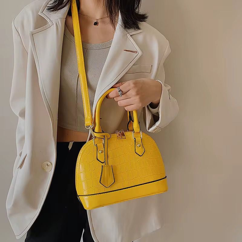 Solid Colour Satchel